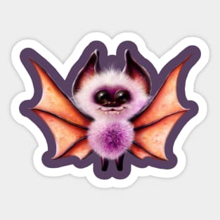 The bat is a vampire Sticker